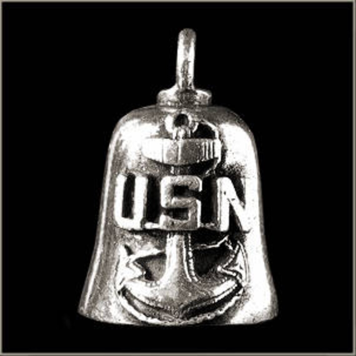 US Navy Anchor Gremlin Bell Motorcycle Good Luck Charm Etsy