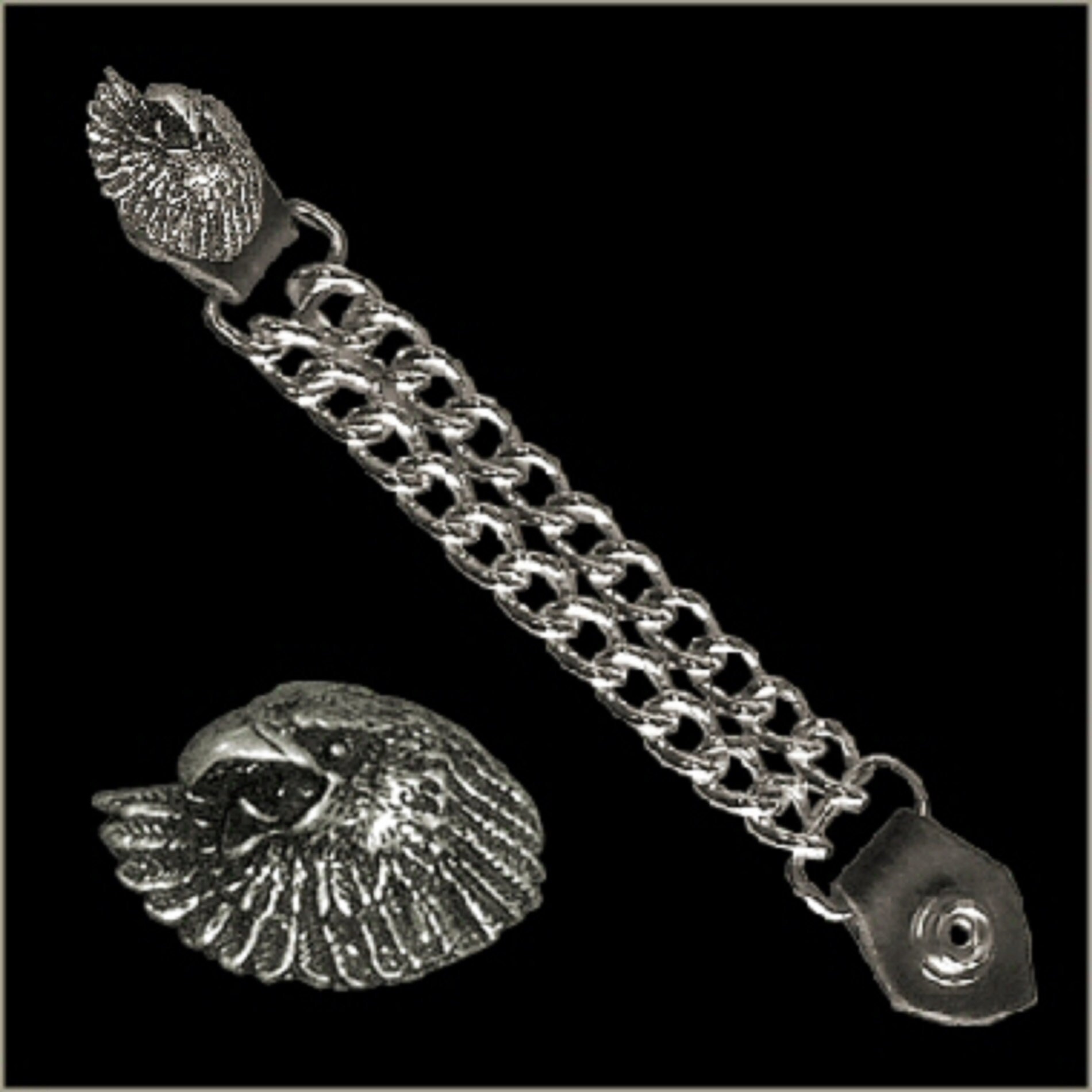 Eagle Biker Vest Extender Made In USA, used for sale  