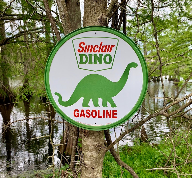 Sinclair Dino Gasoline metal tin sign vintage wall decor ...