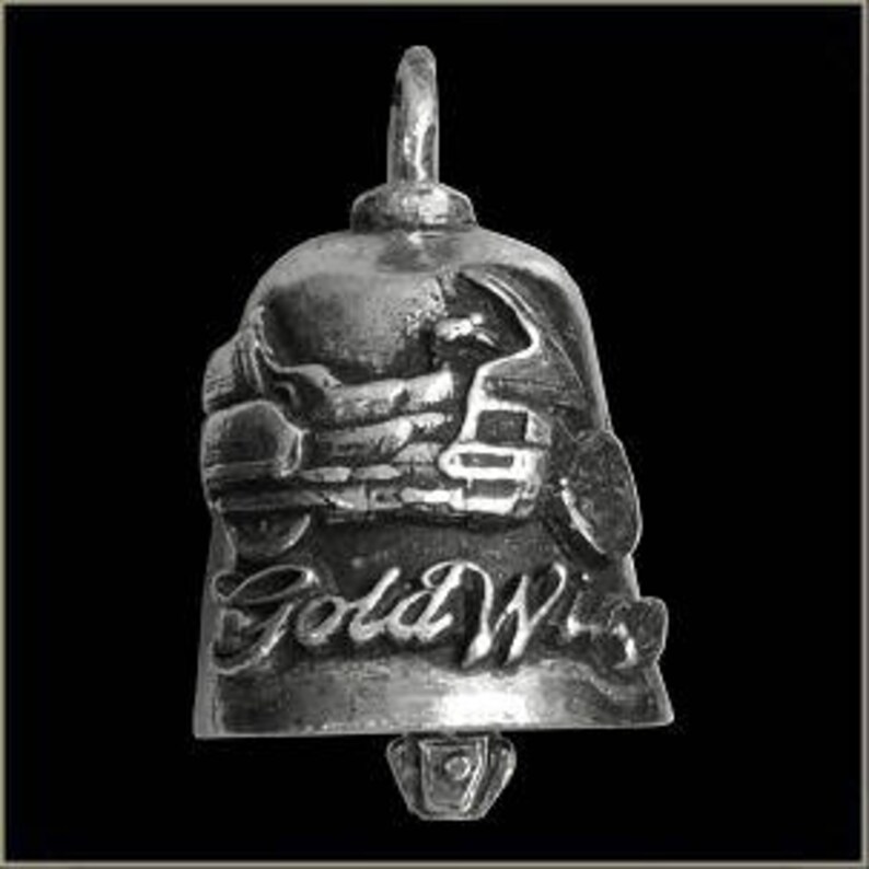 Gold Wing Gremlin Bell Motorcycle Good Luck Charm Keychain Etsy