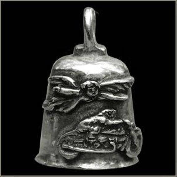 Guardian Angel Design Gremlin Bell Motorcycle Ride Bell or Keychain Guardian Angel Design Gremlin Bell Motorcycle Ride Bell or Keychain