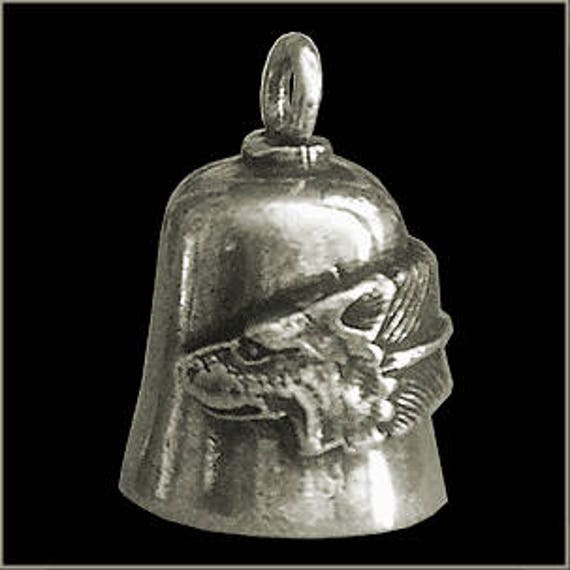 BUFFALO SKULL Gremlin Bell biker harley motorcycle good luck charm