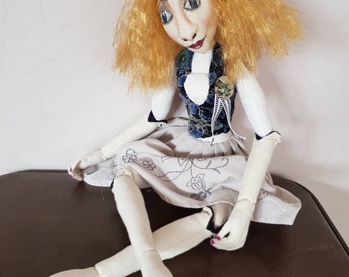 Marionette, Puppet, String Puppet, Scary Puppet, Scary Doll,art Cloth ...