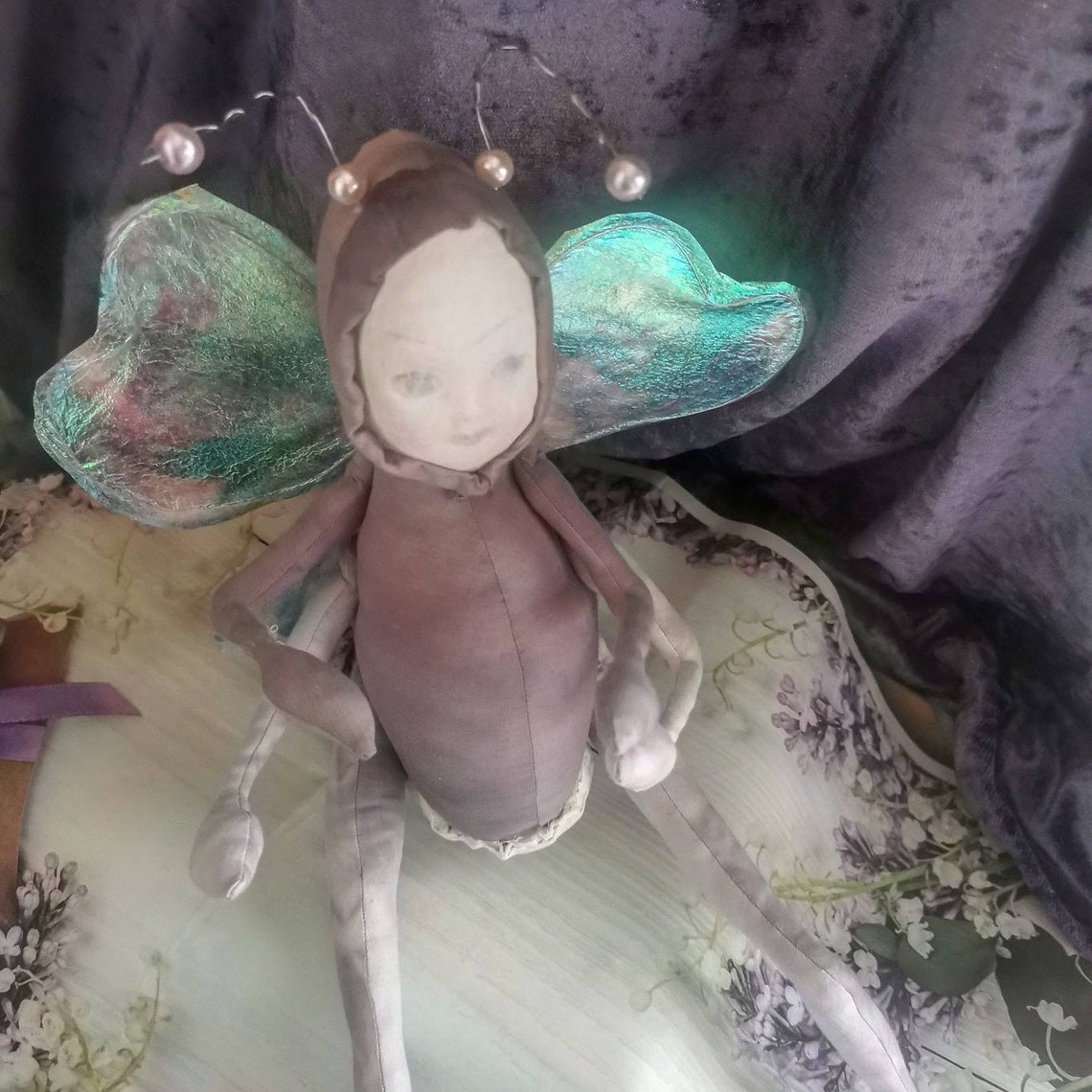 Poup?�e papillon poup?�e insecte poup?�e en tissu dart - Etsy France