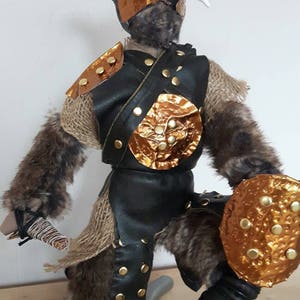 Art cloth doll, viking doll,cosplay doll