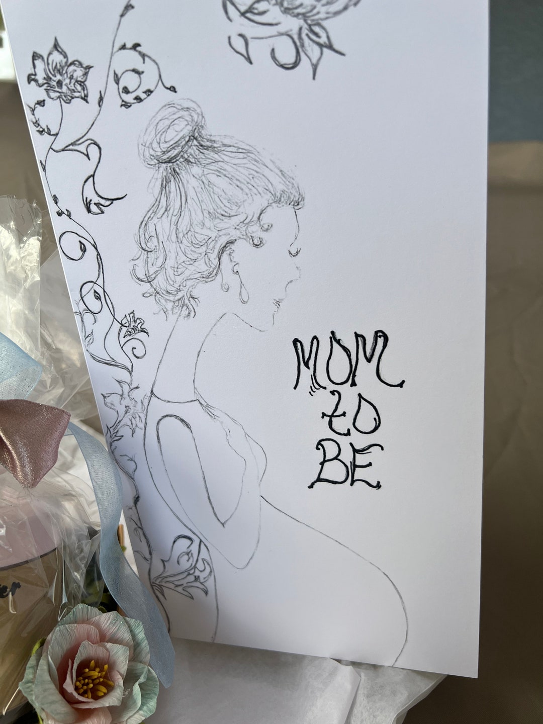 Mom to Be Card - Etsy