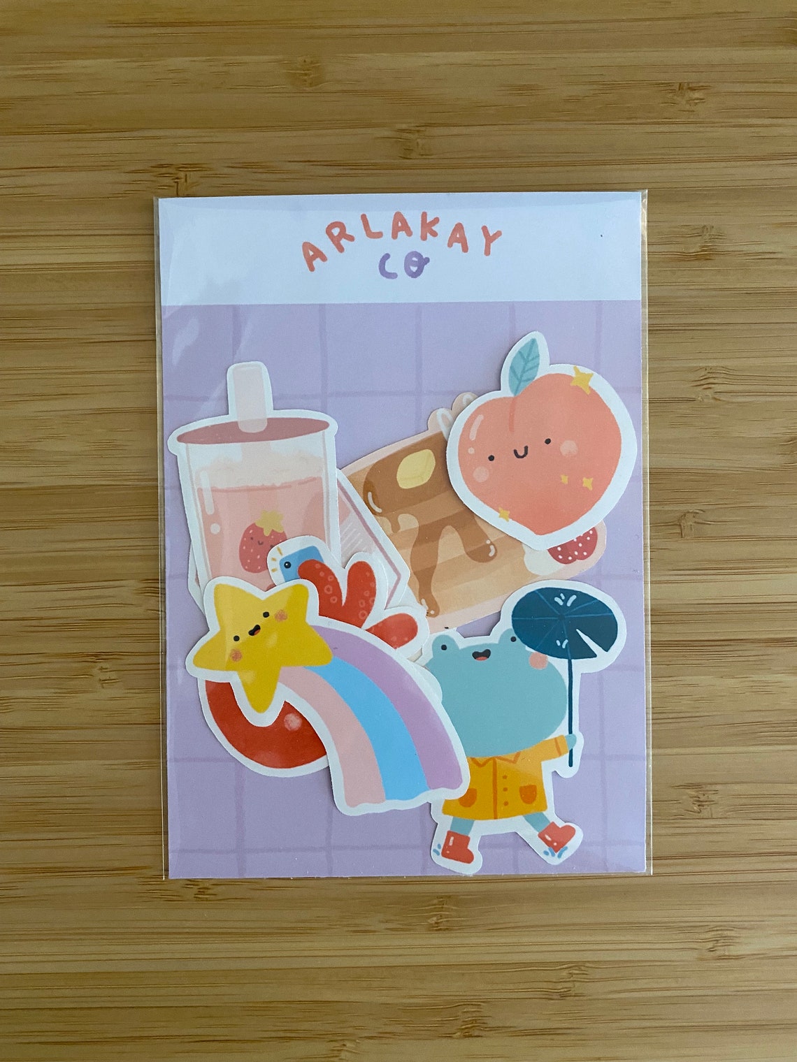 Cute Colourful Pastel Sticker Pack | Etsy