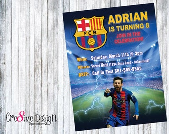 Spain Barcelona Birthday Customised Card