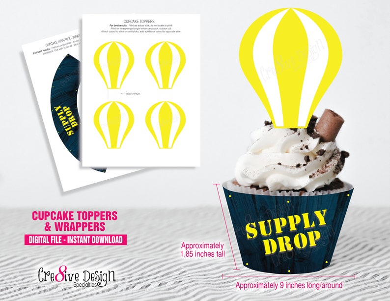 VIDEO GAME CUPCAKE Wrappers and Toppers Gamer Birthday Gamer Cupcakes Supply Drop Gamer Party Supply Instant Download Digital