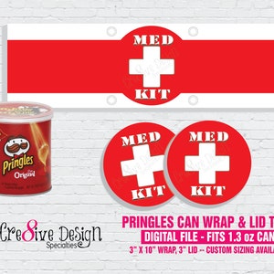 GAMER MED Kit Pringles Wrap Label, Gamer Birthday, Gamer Pringles Wrap, Video Game Birthday Party Supplies, Instant Download, Digital File