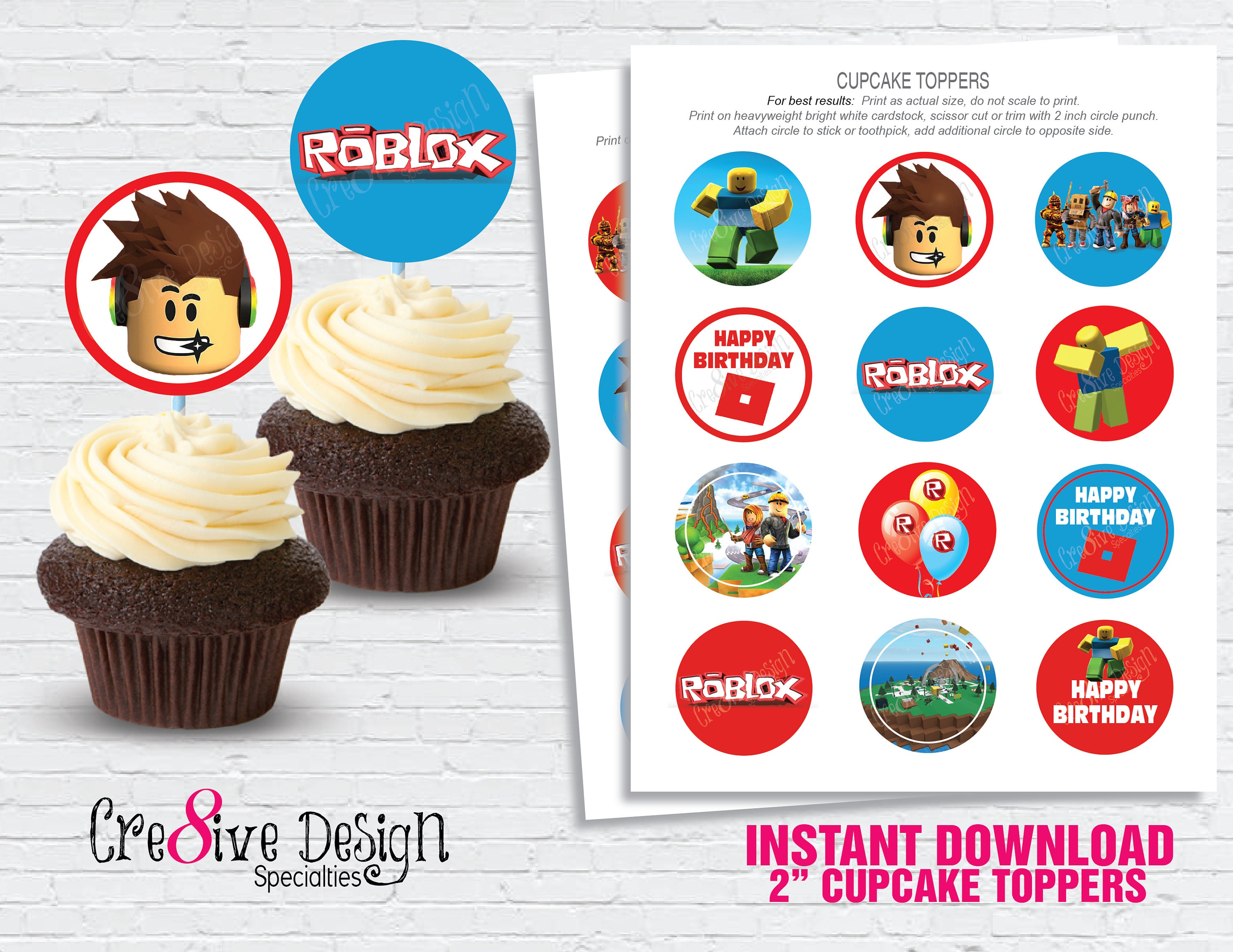 Digital Personalized summer cake topper summer party. printable cake