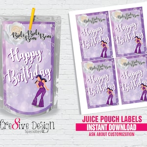 Selena Quintanilla Capri Sun Juice Pouch Label, Selena Quintanilla Party Supplies, Selena Party, Selena Birthday, Capri Sun, Digital File