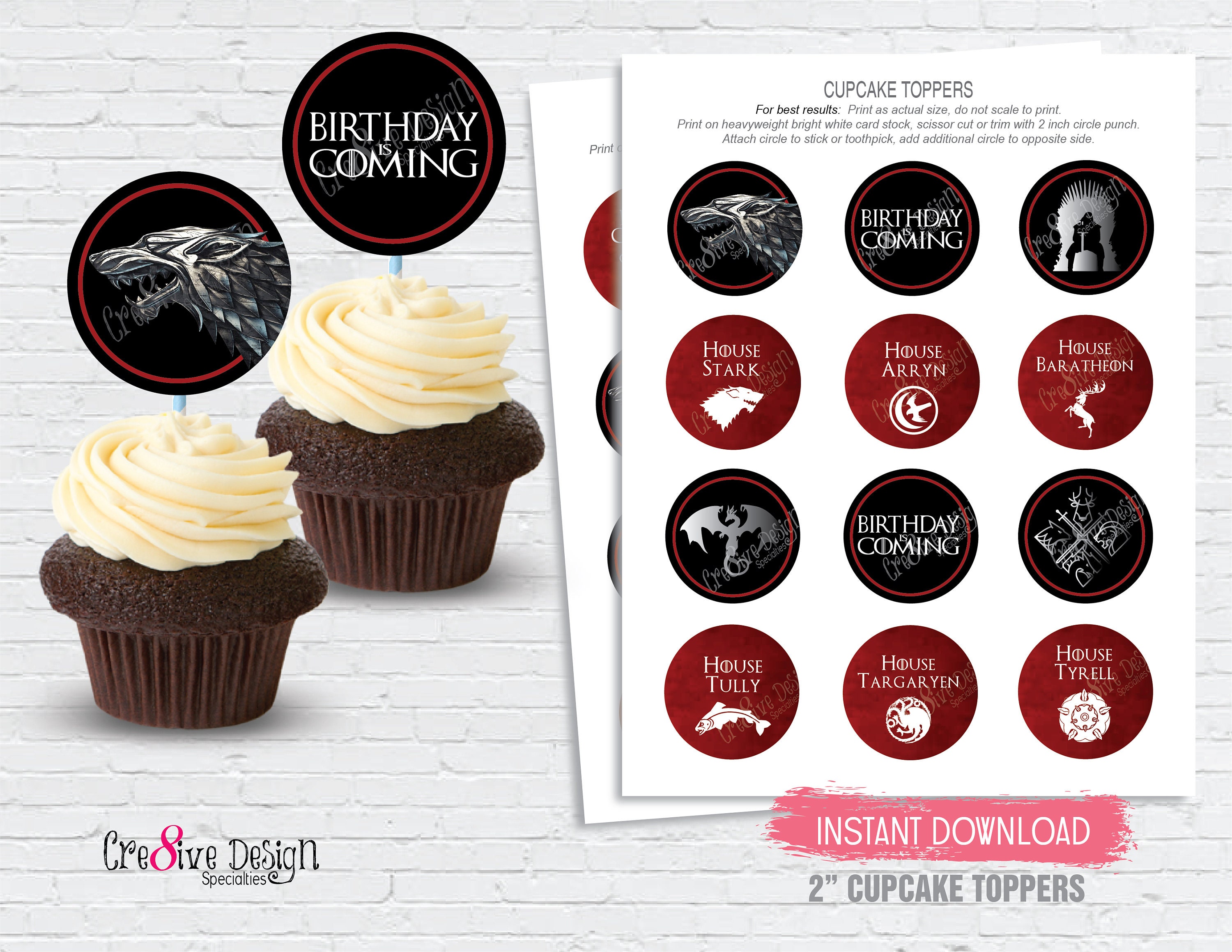 Game Of Thrones Cupcakes