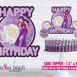 Selena Quintanilla Cake Topper, Selena Quintanilla Party Supplies, Selena Birthday, Selena, Selena Party, Selena Cake, Instant Download
