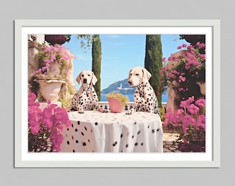 Digital Download - dogs Wall Art , dogs  Print , dogs Poster , Luxury Lifestyle Photography , High Society Print dog wall art decor