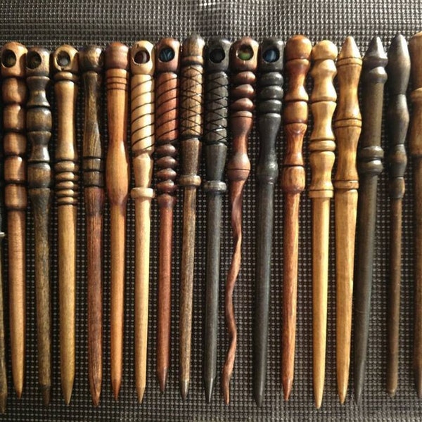 20 varitas de madera inspiradas en películas variadas - Magic Wands