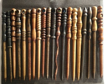 20 Assorted Movie Inspired Wooden Wands - Magic Wands