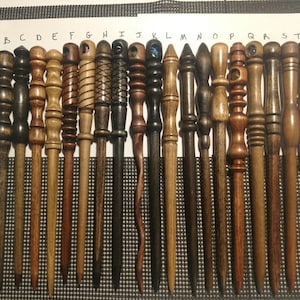 Wands - Hand Crafted- Movie Inspired Wooden Wizard Wands - Magic Wands