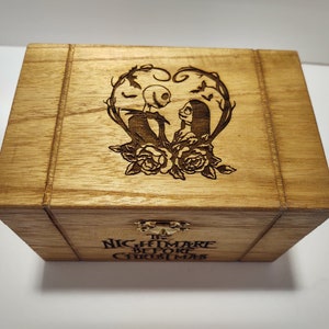 Joyero de pesadilla n.° 1 - Caja para guardar sake - Jack y Sally - Joyero - Halloween