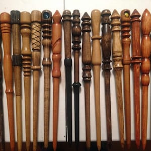 50 Assorted Movie Inspired Wooden Wands - Magic Wands - Hand Crafted Wand