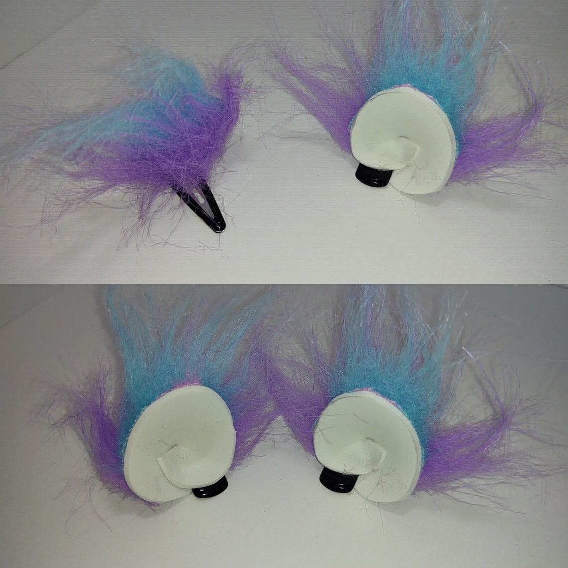 Cat Ears Fuzzy Cat Ears Fox Ears Ears Clip on Ears Etsy