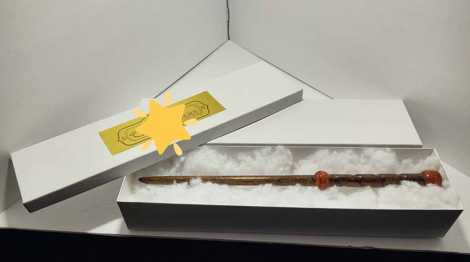 Wand Box 14 for Replica Wands White With Cotton Lining Etsy