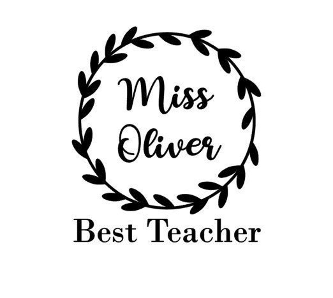 1x Best Teacher Vinyl Transfer Decal/sticker Etsy