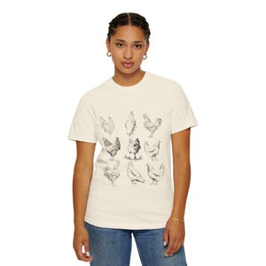 Chicken Graphic Tee: Farmhouse Hen Lover T-Shirt