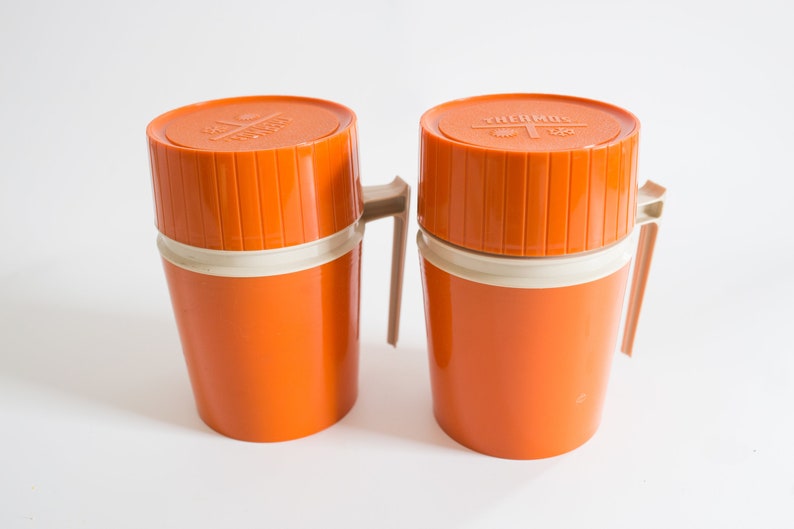 Mandarin Orange Thermos Set