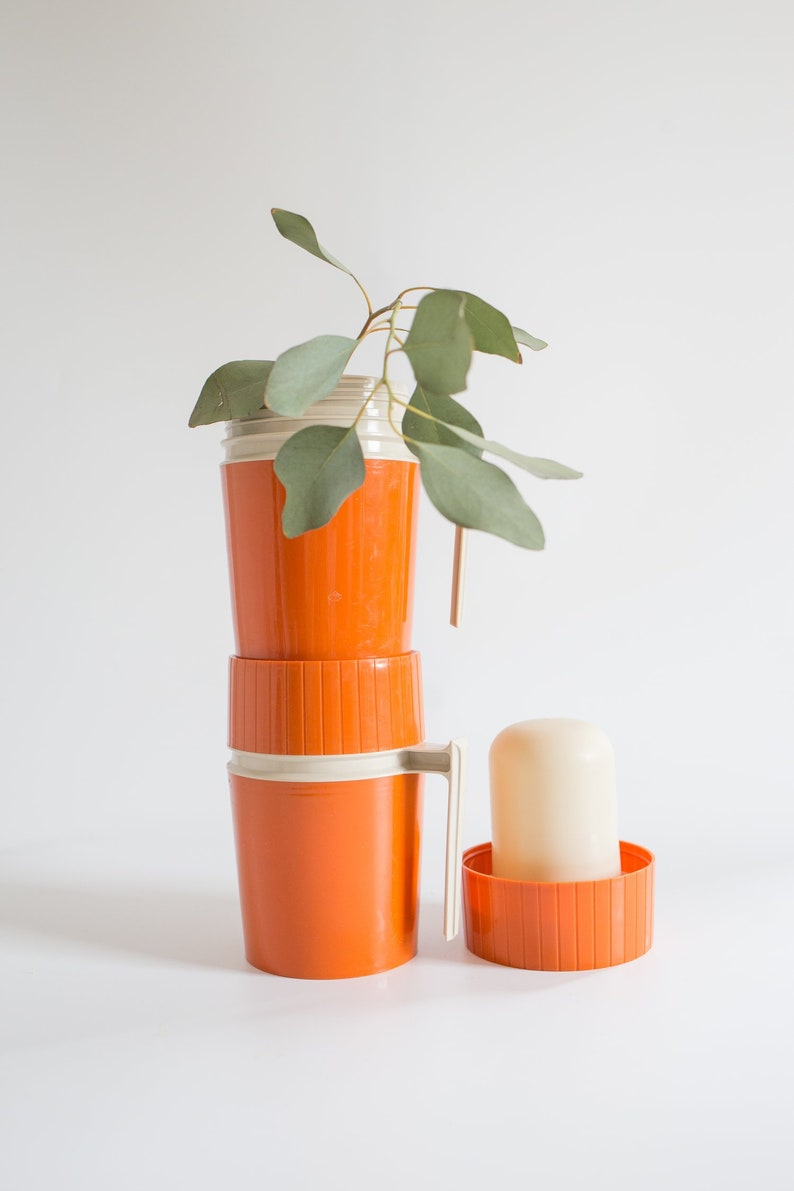 Mandarin Orange Thermos Set