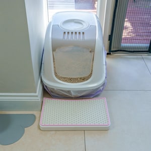 Little Litter Catcher for Cats – Universal Litter Tray Grid for All Litter Boxes, Compact Cleanliness for Regular Litter Boxes!