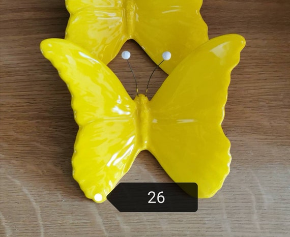 5 Pezzi Decorazione Murale Farfalla in Metallo Arte Della per Esterni Decorazioni da Giardino Arte da Parete Farfalla in Metallo per Esterni da Appendere per Giardino,Soggiorno,Camera da Letto 13*9 CM