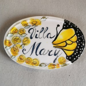 ceramic tiles for home and shop,  house number engraved on ceramic plates for your home and rooms, Family name on ceramics