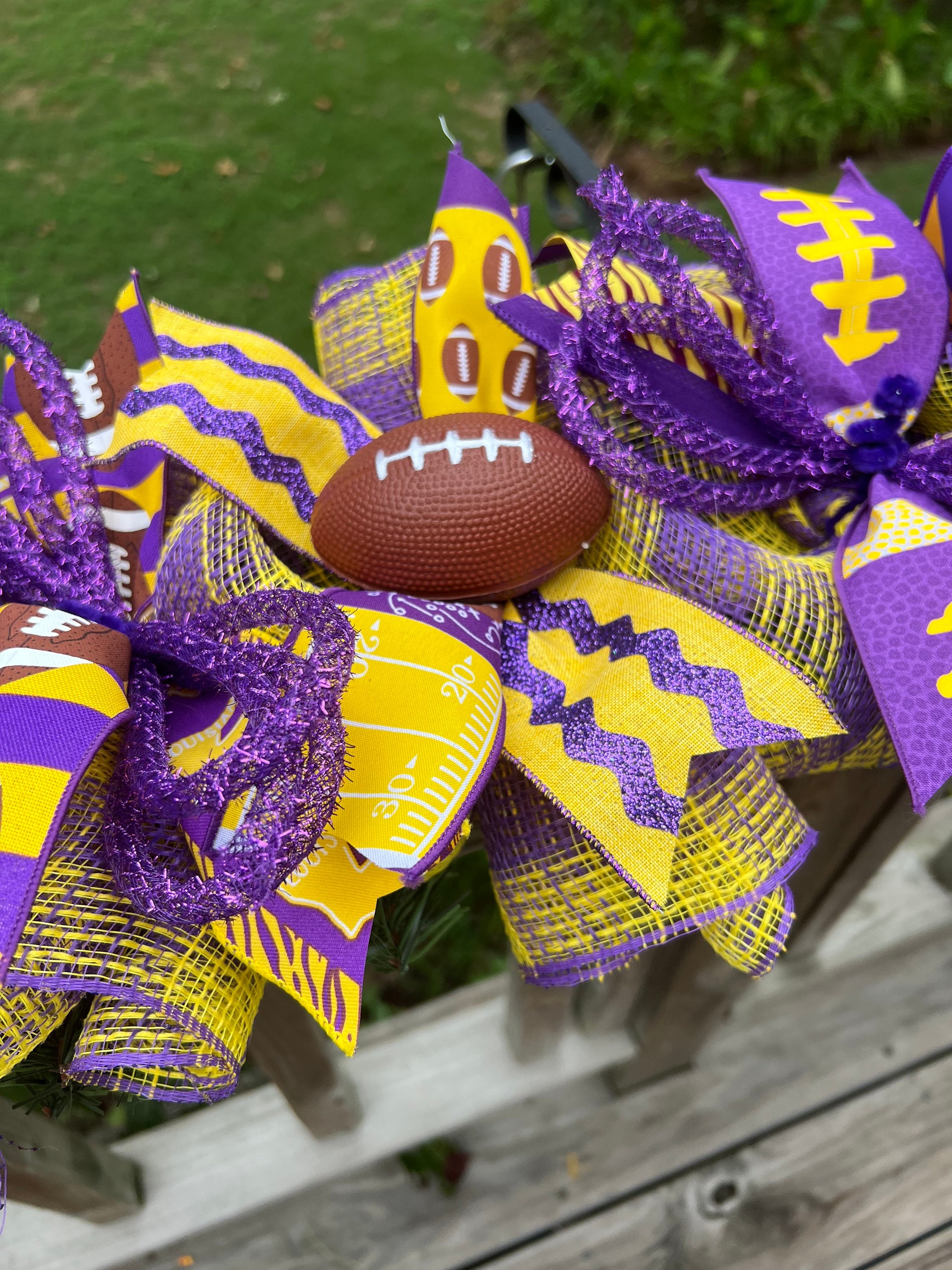 LSU Garland Lights and Remote LSU Swag LSU Mantel Garland Etsy