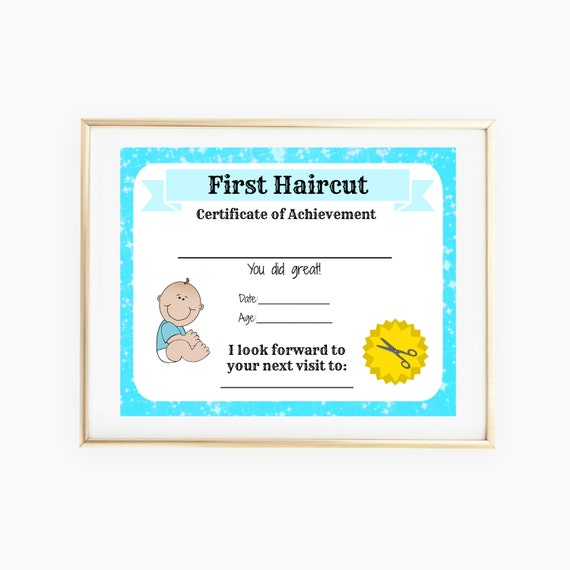 baby's first haircut keepsake