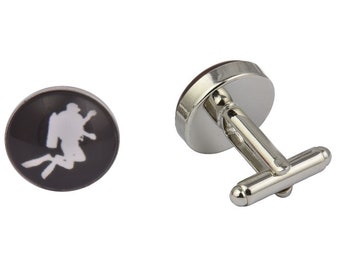 Physicial Training Corps Military England Sterling Silver Flag Cufflinks Engraved Box