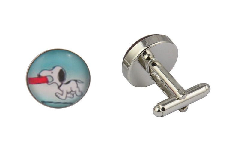 Comic Book Retro Snoopy Dog Cufflinks Mens Cufflinks Shop Cufflinks Popular Cufflinks Quality Cufflinks Affordable Cufflinks Cool Cufflinks Suit Tie Accessories Accessories Valresa Com
