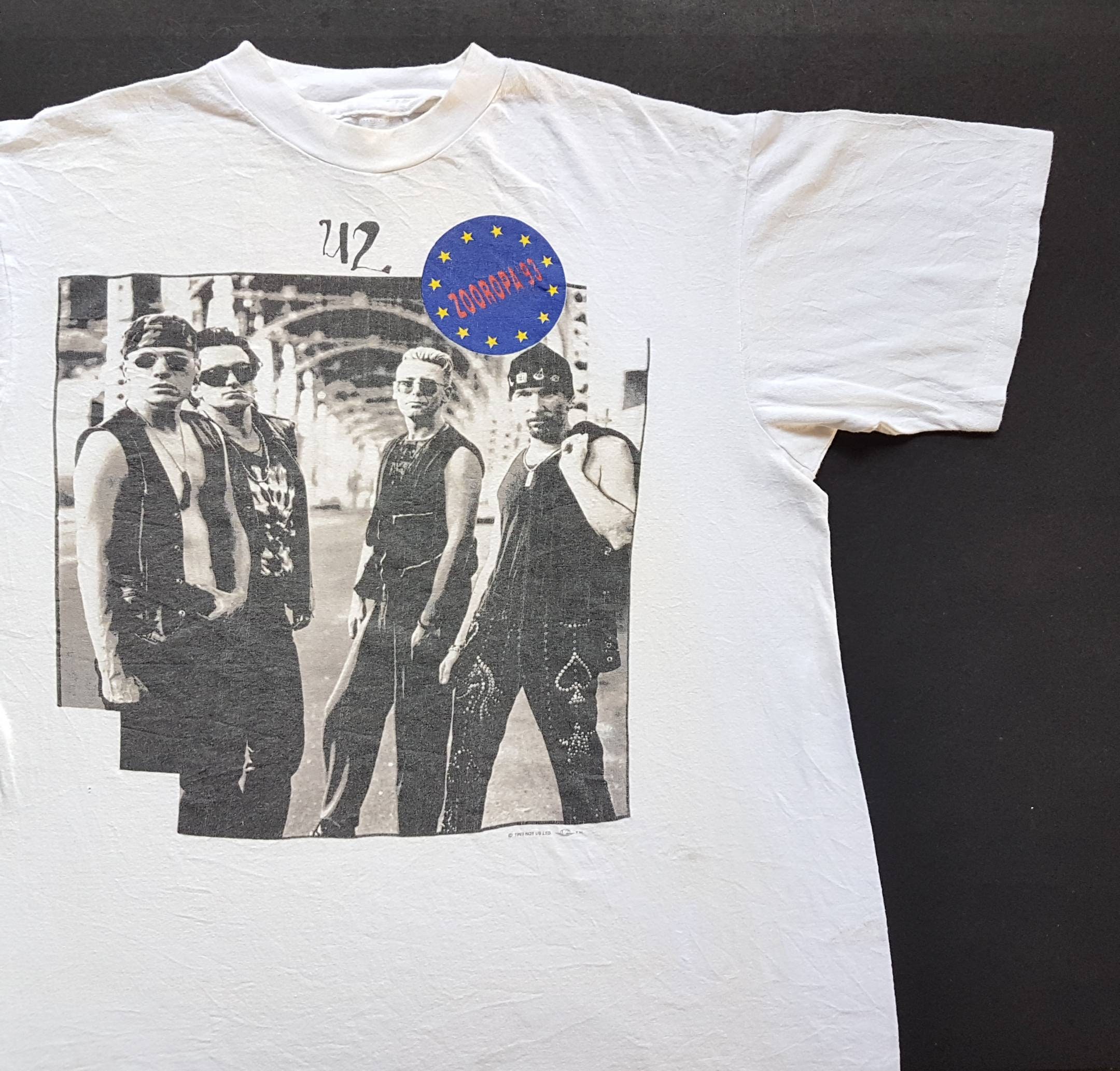 Vintage 1993 U2 Zoo TV Japan Australia New Zealand Tour T - Etsy