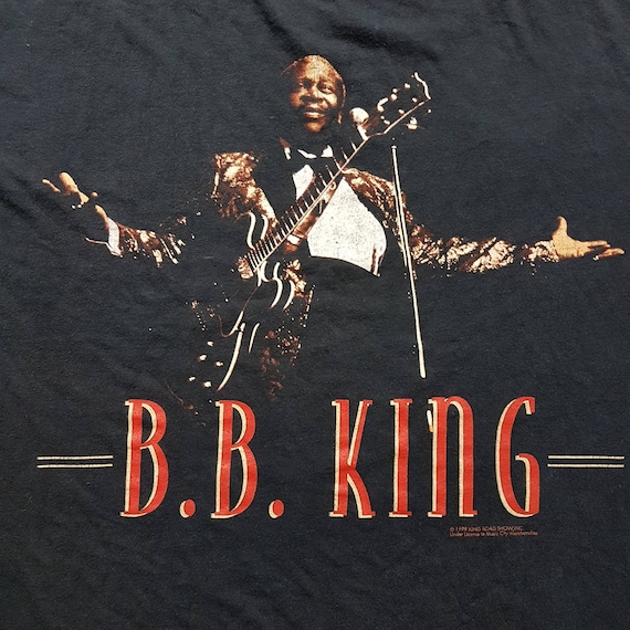 Vintage 1999 B.B. King on Tour 2000 T Shirt Size L W 22.5 X L 28