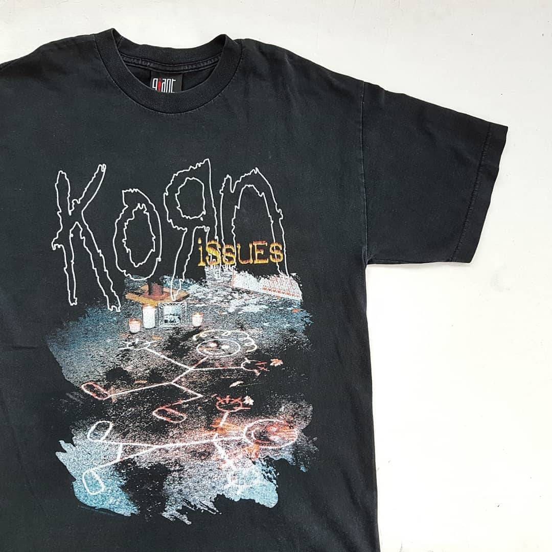 Vintage 1999 Korn Issues Album Promo T Shirt Size L W 21 X L 28