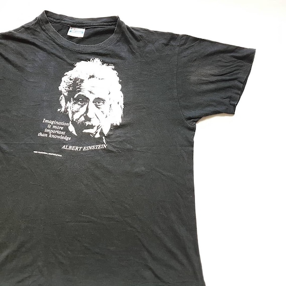90s Albert Einstein アインシュタイン プリントTシャツ - メルカリ