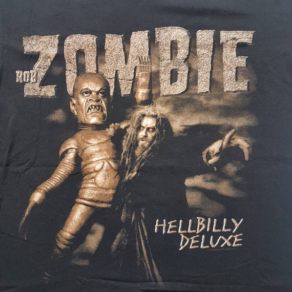 Vintage 1998 Rob Zombie Hellbilly Deluxe Tour T Shirt Size L - Etsy