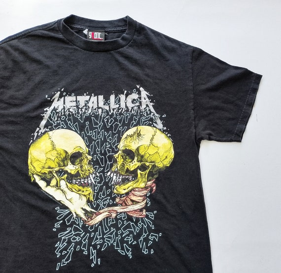 Vintage 2000 Metallica Pushead Art T Shirt Size M (W 19.5 X L 27