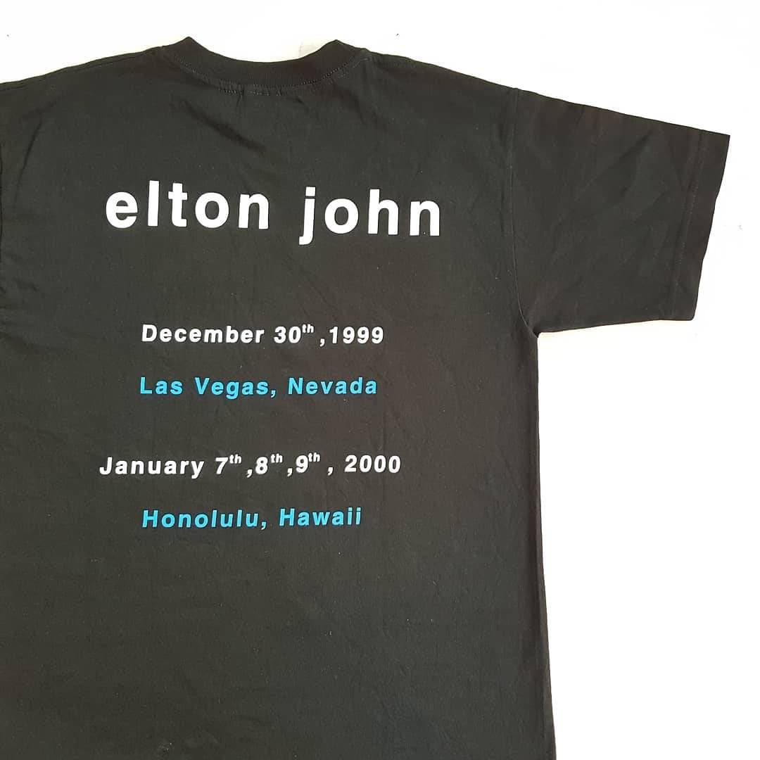 Vintage 1999 Elton John Tour T Shirt Size M (W 20 X L 29) - Etsy