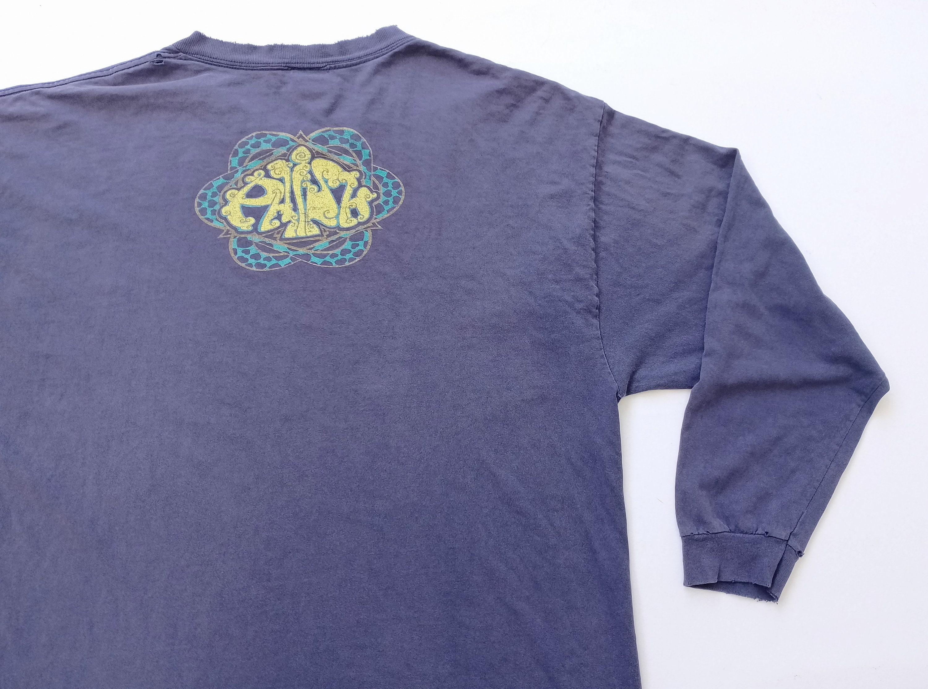 90's PHISH バンド 長袖 Tシャツ Vintage 90's Phish Band Logo Long Sleeve T Shirt Size XL (W 24.5