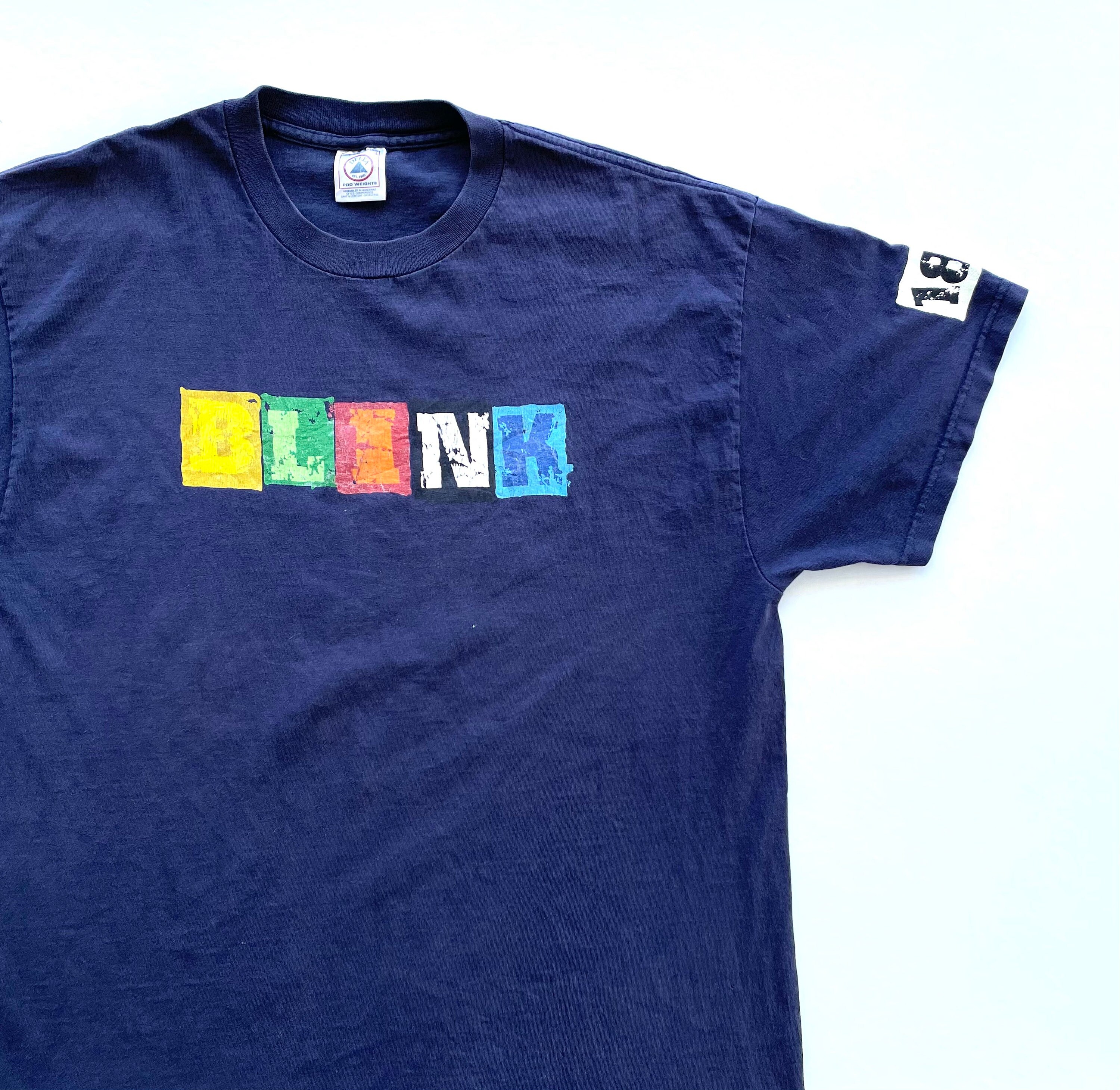 ミュージシャン 00s Blink-182 tee Vtg 90s Blink 182 Sluts Shirt XL Gray Pop Punk Band Tee Y2K