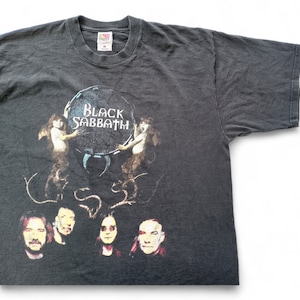 Vintage 1999 Black Sabbath Tour T Shirt size XL (W 23.5 x L 31)