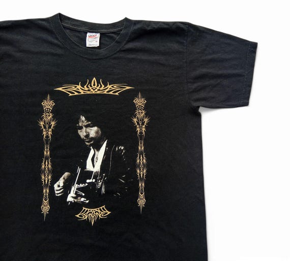 Vintage 2000 Bob Dylan Never Ending Tour T Shirt Size L (W 22 X L