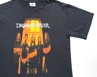 Vintage 1999 Dream Theater Metropolis 2000 Tour T Shirt size L (W 22 x L 29)