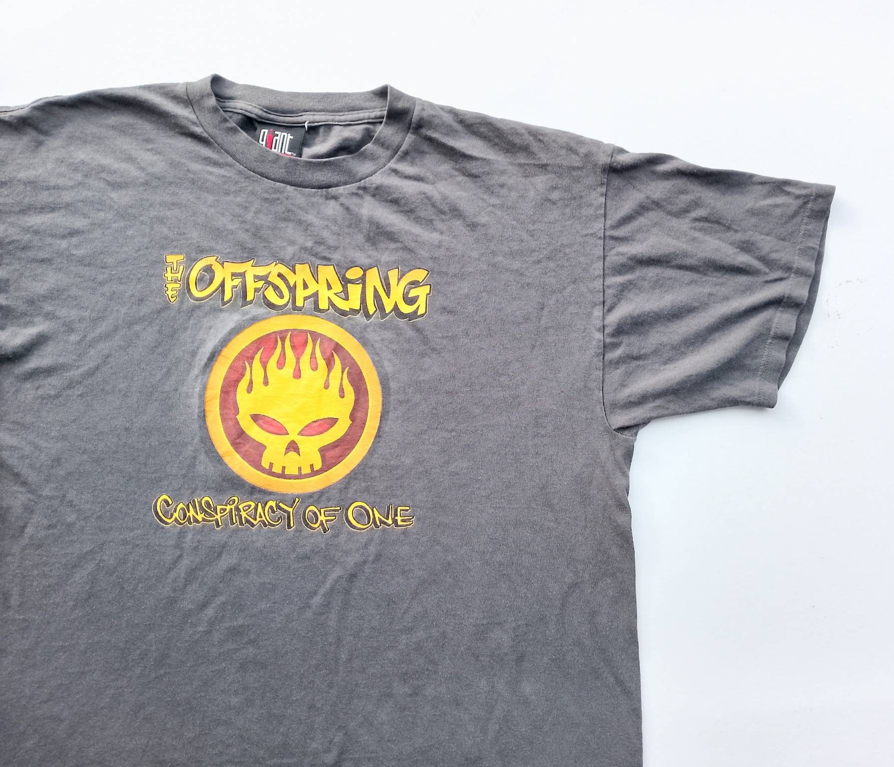 トップス 00s Offspring / Conspiracy of One tee L OFFSPRING Conspiracy of One US Punk Rock 1-Sided T-Shirt 100